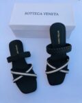 Bottega Veneta Flat Sandals Black