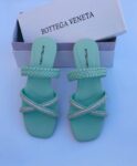 Bottega Veneta Flat Sandals Green